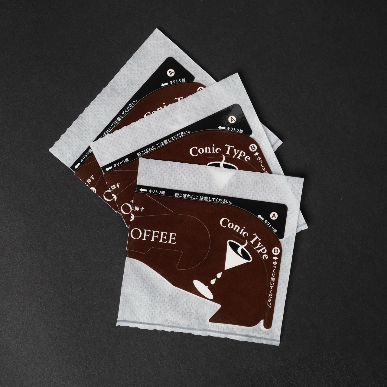 Pre-made Pour Over Style Coffee Bag / Conic