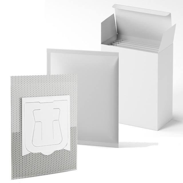Three Side Seal Enveloped Immersion Coffee Bag in B-type Carton